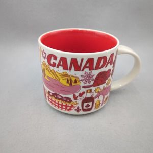Starbucks Canada Mug Been There Series Across the Globe 14oz
